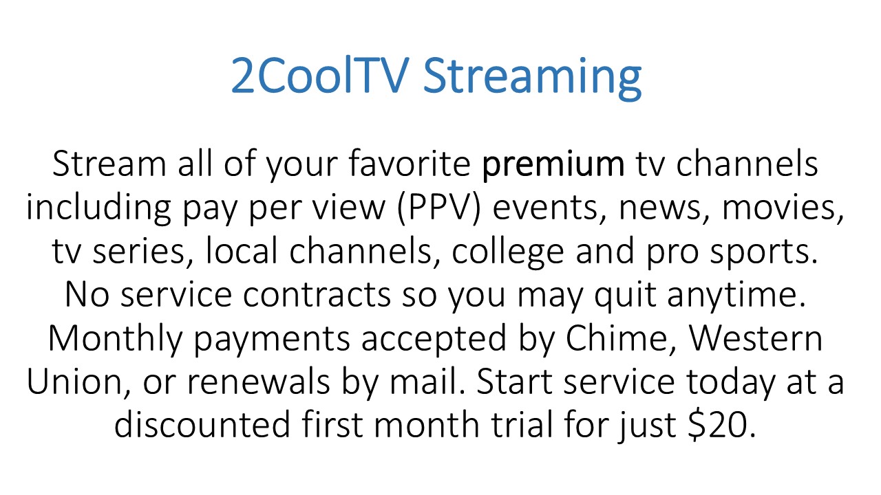 About 2CoolTV Streaming